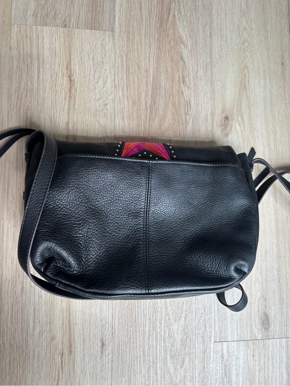 Aimee Kestenberg Black Crossbody with Multicolor Star & Moon Accents - Picture 8 of 9